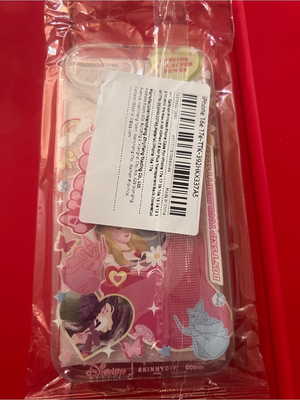 iPhone 16e and 17e Disney phone cases